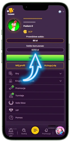 Bizzo Casino bonus – weryfikacja salda bonusowego w panelu konta