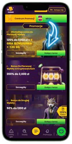 Bizzo Casino bonus za rejestrację – wybór promocji z listy